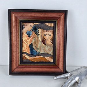 Lote anterior: Cuadro con Relieve Cerámico Pintado a Mano Firmado J. Ruth