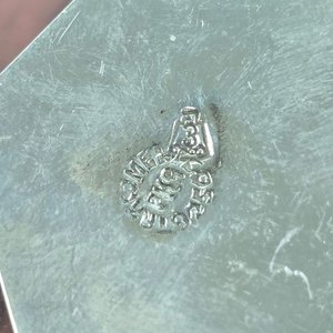 Dos Pastilleros Vintage de Plata con Piedras Semipreciosas - imagen 4