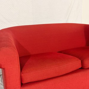 Sillón Rojo de Dos Cuerpos - Amplio y Resistente - imagen 2