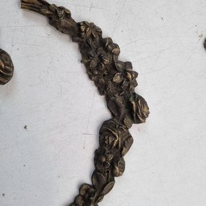 Apliques Decorativos Florales en Metal Estilo Antiguo - imagen 4