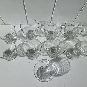 Lote de 9 Copas para Helado de Vidrio Transparente - imagen 5