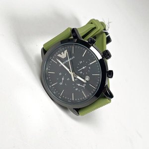 Lote siguiente: Reloj Pulsera Caballero Emporio Armani Negro Malla Goma Verde