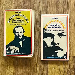 Lote siguiente: Libros "Los Hermanos Karamazov" y "Apuntes del Subsuelo" de Fiódor Dostoyevski