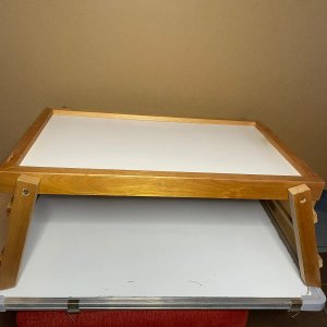 Mesa Desayunador de Madera y Melamina Blanca - imagen 2