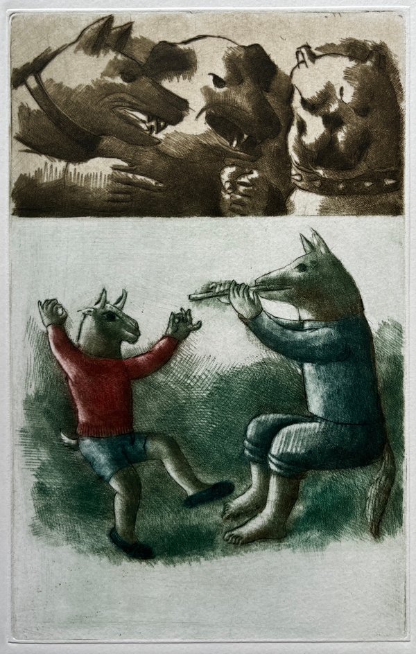 Grabado "Sin Título" de Luis Alberto Solari - Edición 153/200 - imagen 1