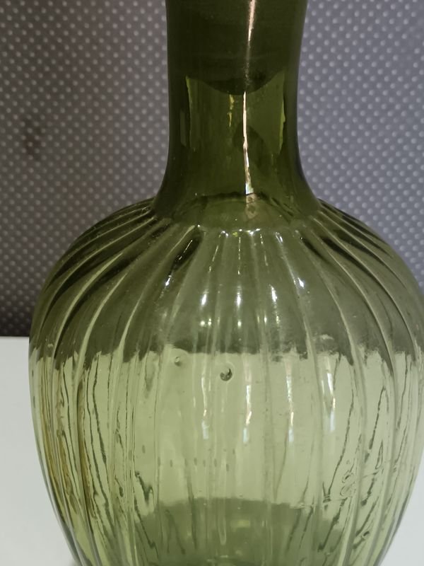 Dos botellones de cristal antiguos para decoración - imagen 4