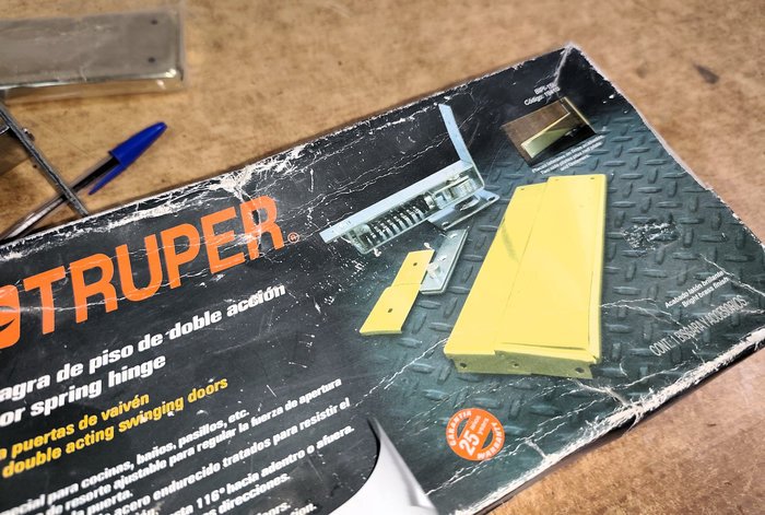 Bisagra de piso Truper nueva en caja - Accesorios para Vehículos - imagen 4