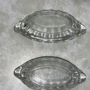 Set de 4 Fuentes Ovaladas de Vidrio y Cerámica - imagen 8