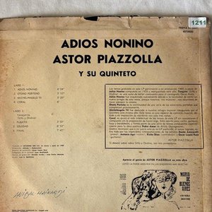 Vinilo Astor Piazzolla y su Quinteto "Adiós Nonino" - imagen 2