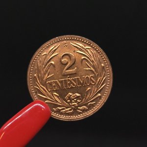 Moneda Uruguaya de 2 Centésimos de Cobre de 1945 - Sin Circular - imagen 5