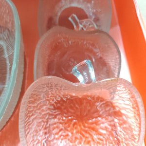 Set de Cristal Codarvi: Bowl y 6 Compoteras Manzana - imagen 4