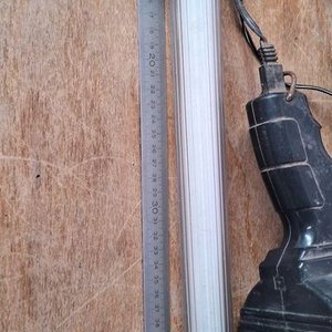 Lote de 2 Linternas Antiguas con Cable y Medidor - imagen 3