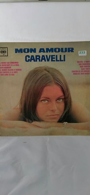 Disco de Vinilo Caravelli "Mon Amour"