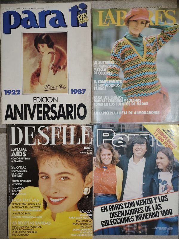 Revistas Vintage de Moda de Paris - Alta costura y tendencia ideal para coleccionistas