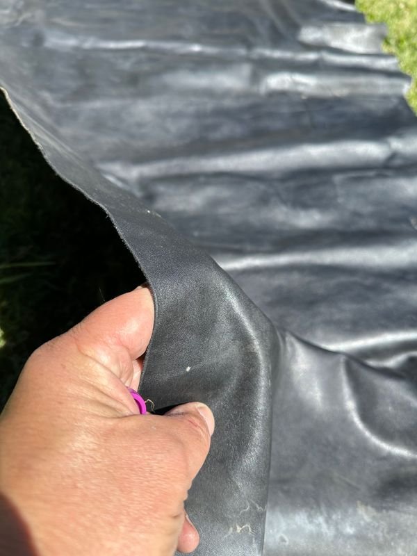 Napa Negra 2,0 x0,70 - Cuero de alta calidad - imagen 3