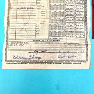 Certificado-Guía Antiguo para Transacciones Rurales - Fray Bentos 1955 - imagen 4