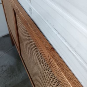 Respaldo de Sommier de Madera con Ratán - imagen 5