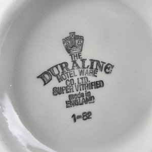 Vajilla Inglesa Duraline Super Vitrified: Platos y Bowls Blancos con Borde - imagen 4