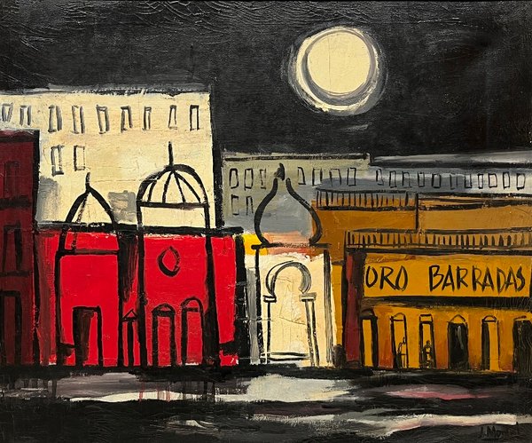 Pintura de Jonio Montiel: Paisaje Nocturno - imagen 1