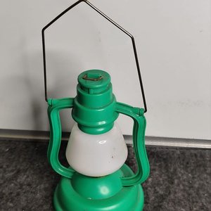 Farol de Juguete Antiguo a Pilas con Diseño de Oso - Verde - imagen 2