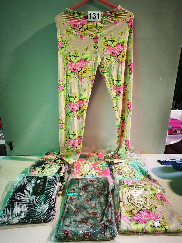 Lote de 10 Calzas de Algodón Estampadas para Mujer