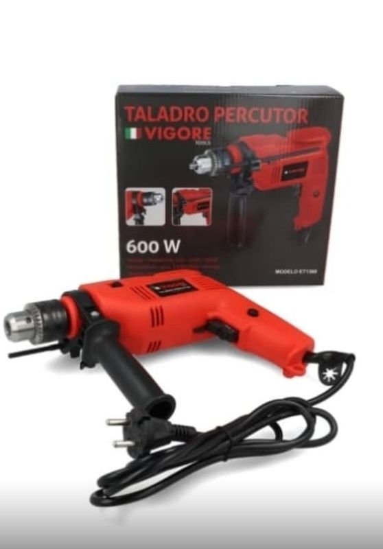 Taladro con percutor VIGORE, NUEVO EN CAJA, 600W OPORTUNIDAD