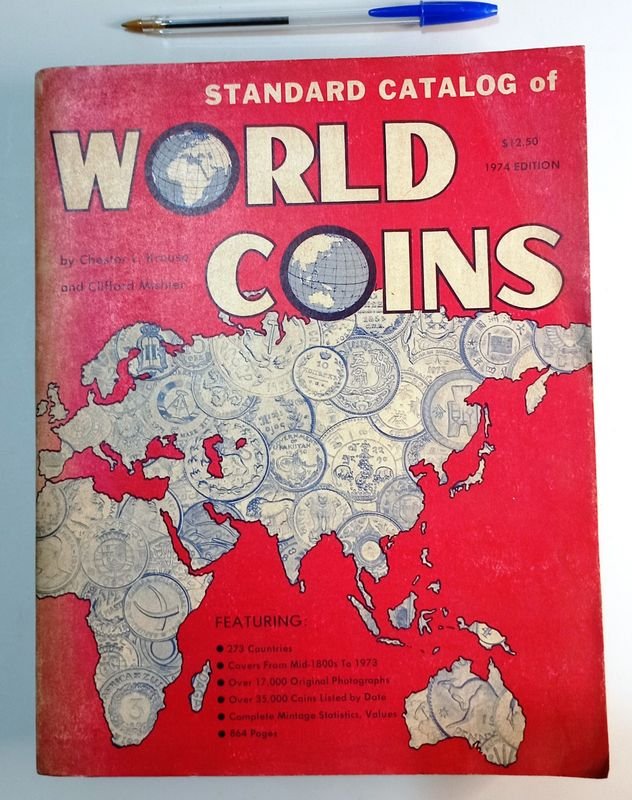 Catálogo Standard de Monedas del Mundo 1974 - Krause & Mishler