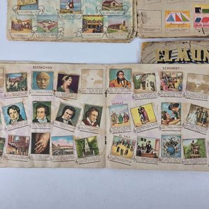 4 Álbumes Antiguos de Figuritas Década 1960 - Música, Mitología, Alemania y Más - imagen 3