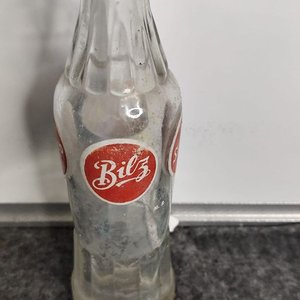Botella Antigua Bilz Sinalco Vidrio Transparente - imagen 2