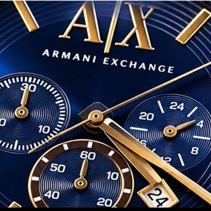 Reloj Armani Exchange AX2508 Cronógrafo Dorado y Azul para Hombre - imagen 3