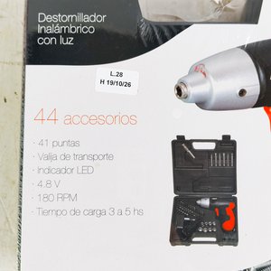 Destornillador Inalámbrico Nappo 44 Accesorios con Estuche - imagen 4