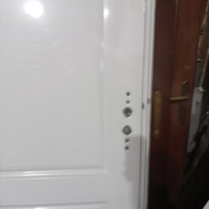 Siete Hojas de Puerta Blancas Sin Marco - imagen 3