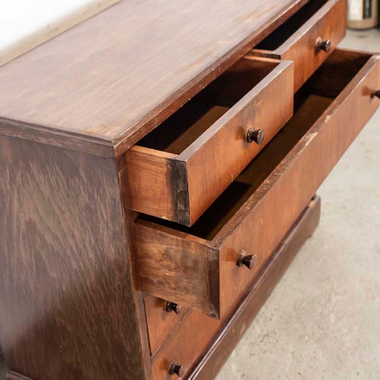 Cómoda con cinco cajones en madera - imagen 3
