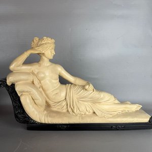 Lote anterior: Escultura de Paulina Bonaparte en Pasta de Alabastro, Reproducción de Canova