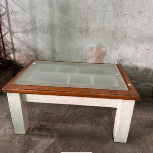 Mesa Ratona Rectangular de Madera con Compartimentos - imagen 3