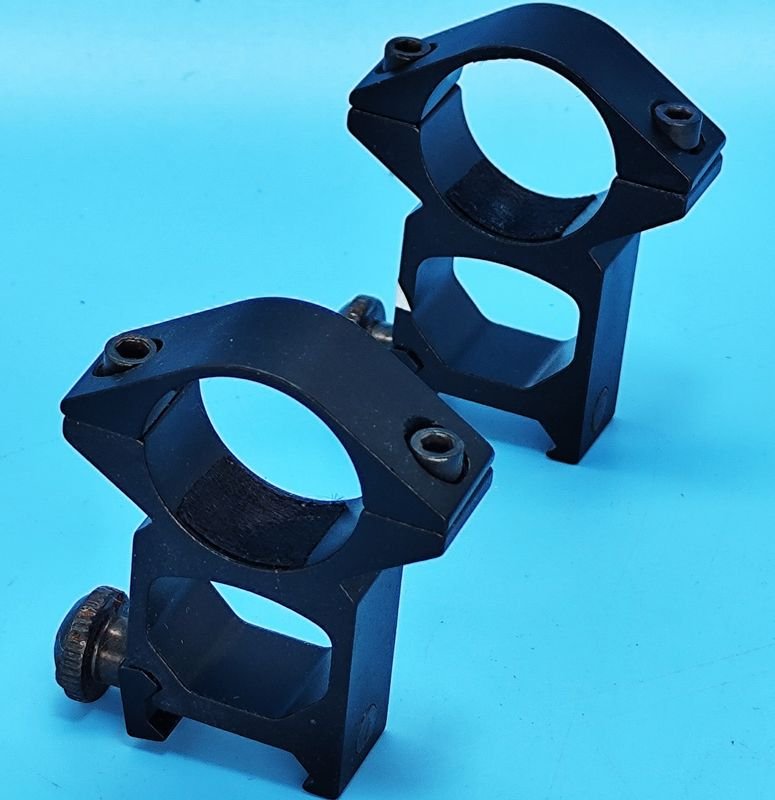 Par de Anillas/Montajes Negros para Mira de Arma, Nuevas