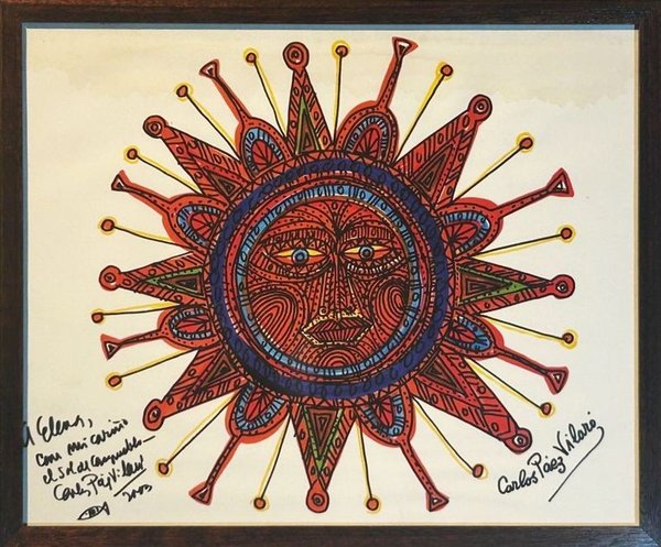 Serigrafía "El Sol del Cambalache" Atribuida a Carlos Páez Vilaró