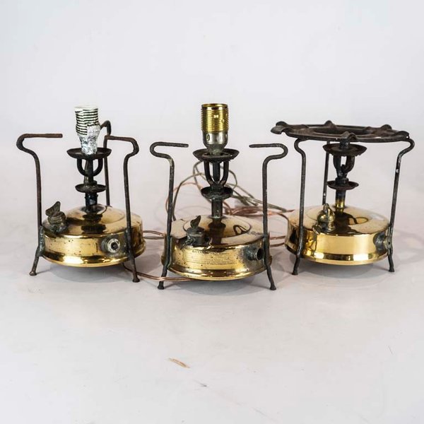 Lote siguiente: Lámparas de bronce Primus vintage