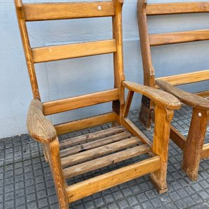 Juego de Living Madera Paraíso: Sofá 2 Cuerpos Desarmado y 2 Sillones Individuales - imagen 2