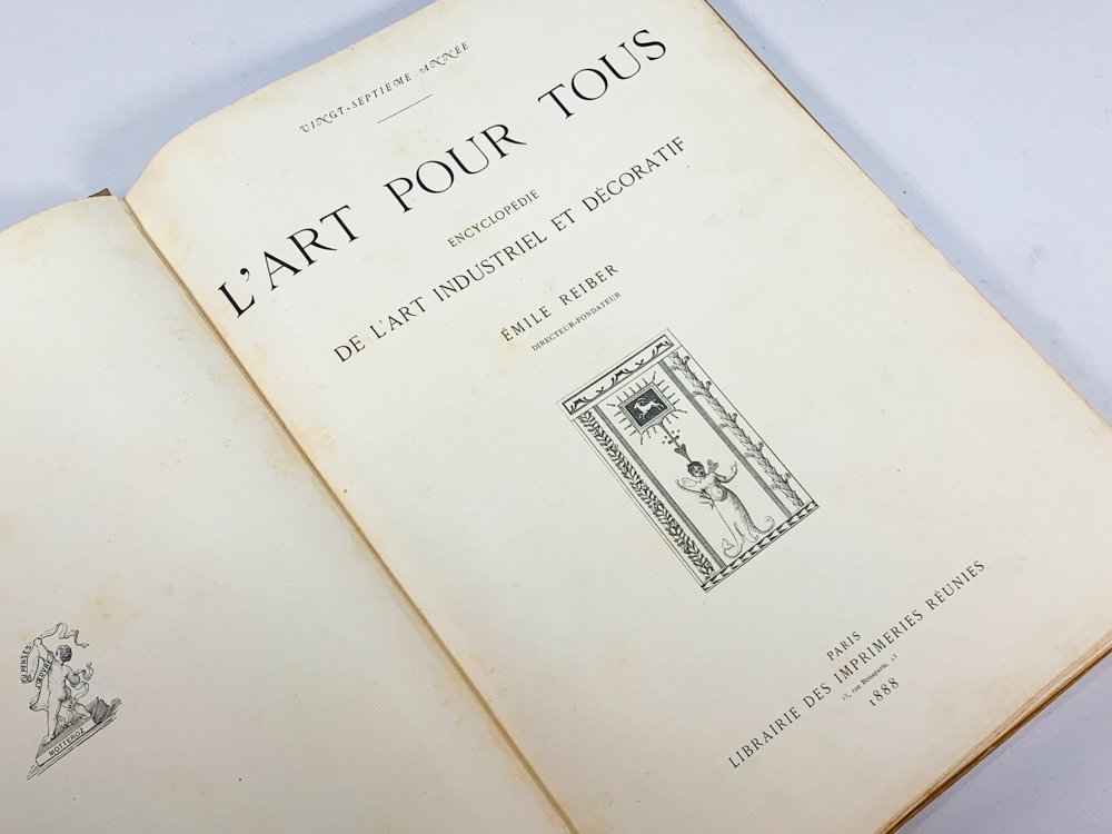 Libro de arte "Art Pour Tous" (1881) - imagen 2