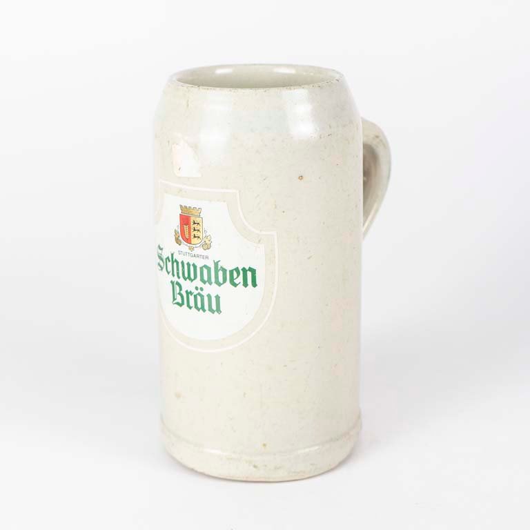 Jarra de cerveza alemana Schwaben Brau de gres - imagen 2