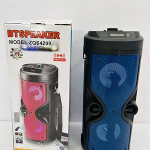 Parlante Portátil BTSPEAKER ZQS4209 Azul con Control Remoto - imagen 3