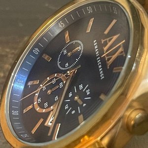 Reloj Armani Exchange AX2508 Cronógrafo Dorado y Azul para Hombre - imagen 4