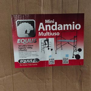 Mini Andamio Multiuso Equus Nuevo Sin Uso 141x80x135 cm - imagen 2