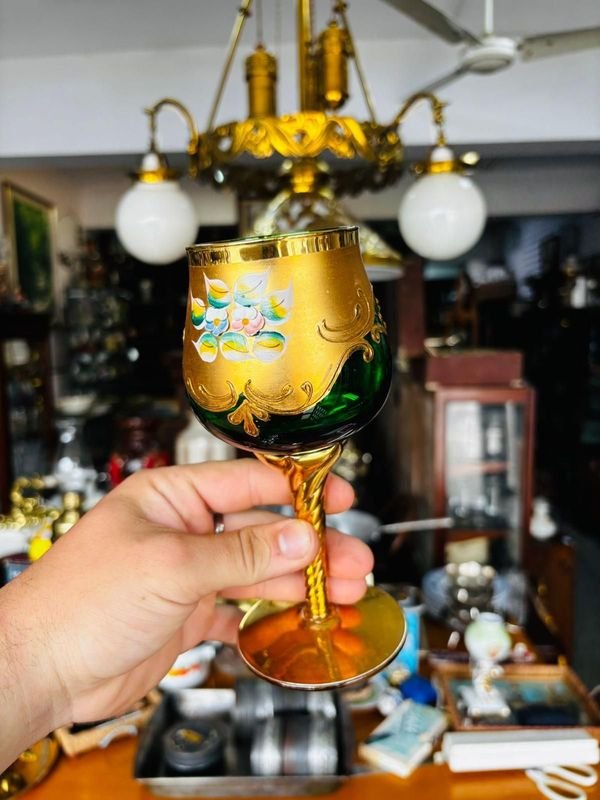 Tres piezas cristal veneciano sanas para decoración - imagen 5