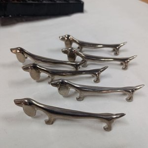 Lote anterior: Apoya Cubiertos Perro Salchicha Metal Plateado Set x 5