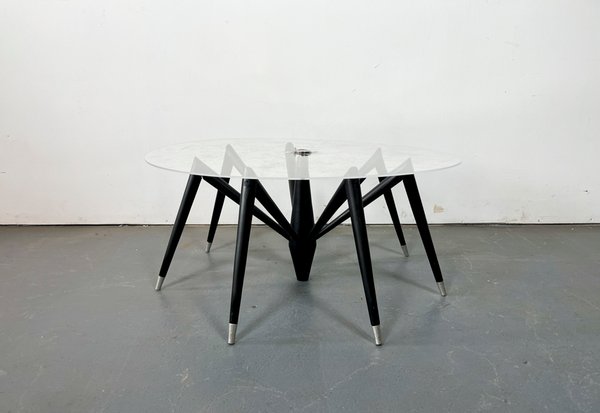 Mesa de Centro Diseño Araña Vintage 1960 Acrílico y Madera - imagen 1