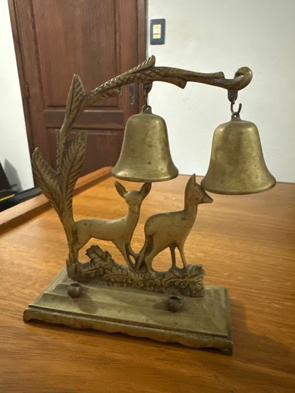 Campanitas de Bronce con Imagen de Venados - imagen 3