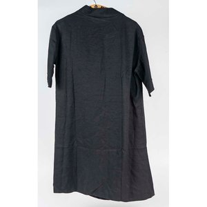 Vestido Negro Manga Corta Talle XL - imagen 2