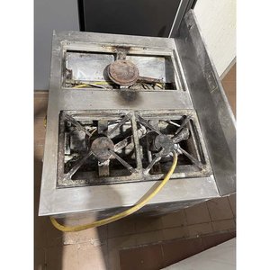 Cocina Industrial Acero Inoxidable 3 Hornallas con Válvula - imagen 2